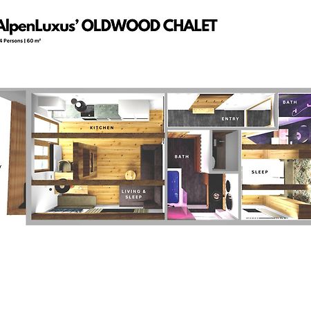 Oldwood Chalet - Balcony & Car Park By Alpenluxus Appartements Fügen Exteriér fotografie